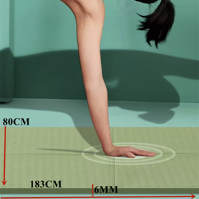 Pilates Yoga For Beginners - Katlanır Yoga Matı Kaymaz 1830×600x6mm Kalın