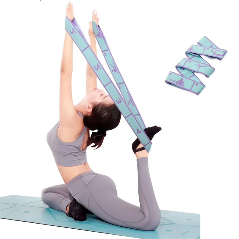 Pilates Yoga For Beginners - Elastik Yoga Direnç Bandı Pilates Dans