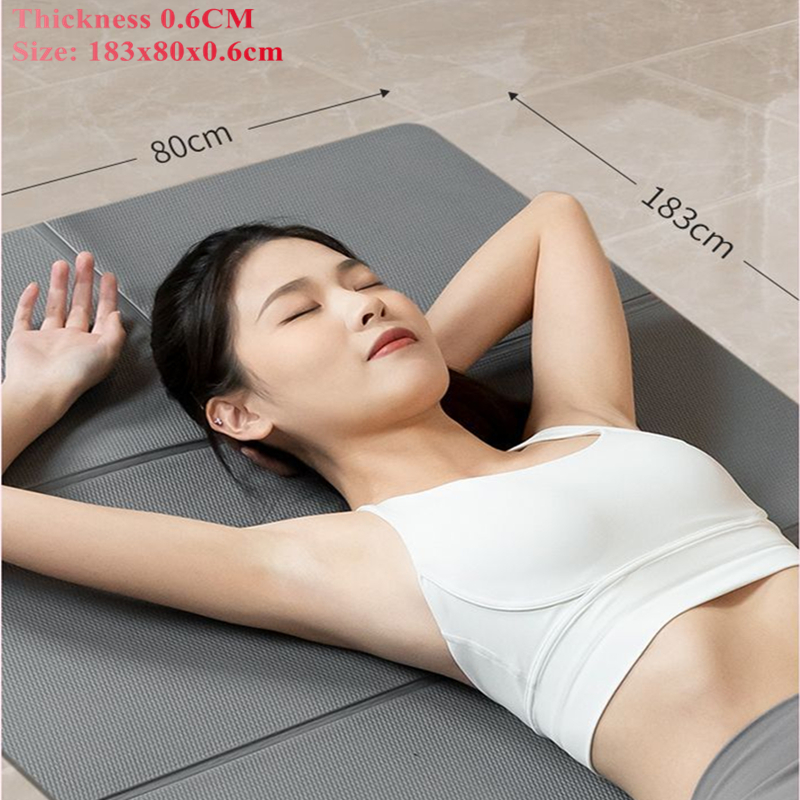 Pilates Yoga For Beginners - 183x80cm 6mm Kalınlaşmak kaymaz Mat Pilates