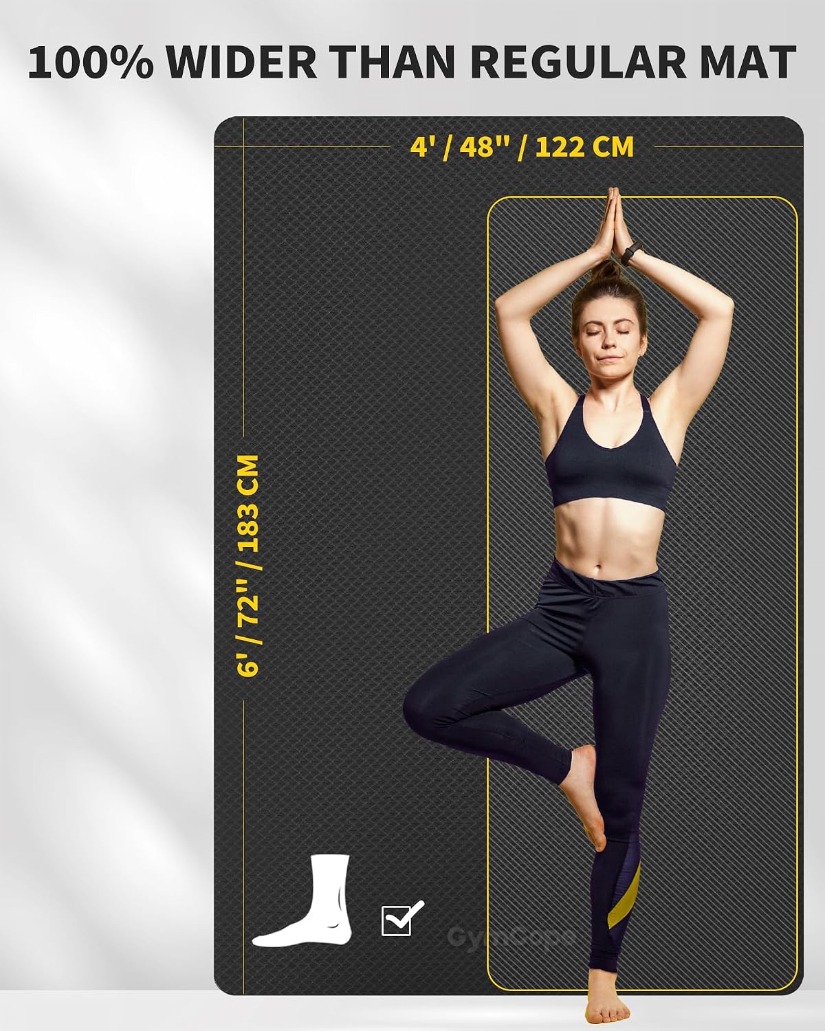 Ekstra Büyük Yoga Matı 72x48 v - Pilates Yoga Or Gym incelemesi ve fiyatı
