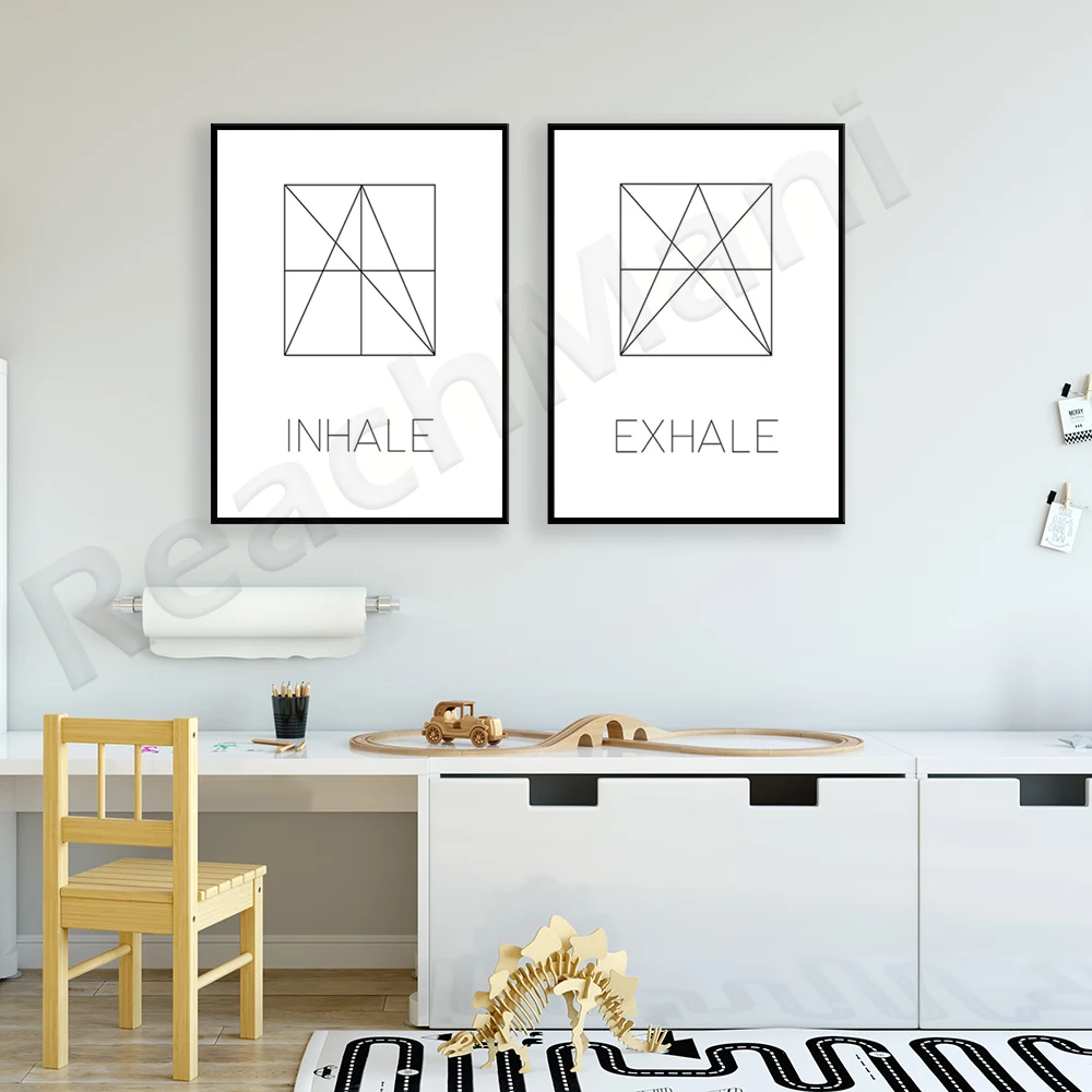 Breathe Breathe Baskı, Duvar S - Pilates Yoga Gifts incelemesi ve fiyatı