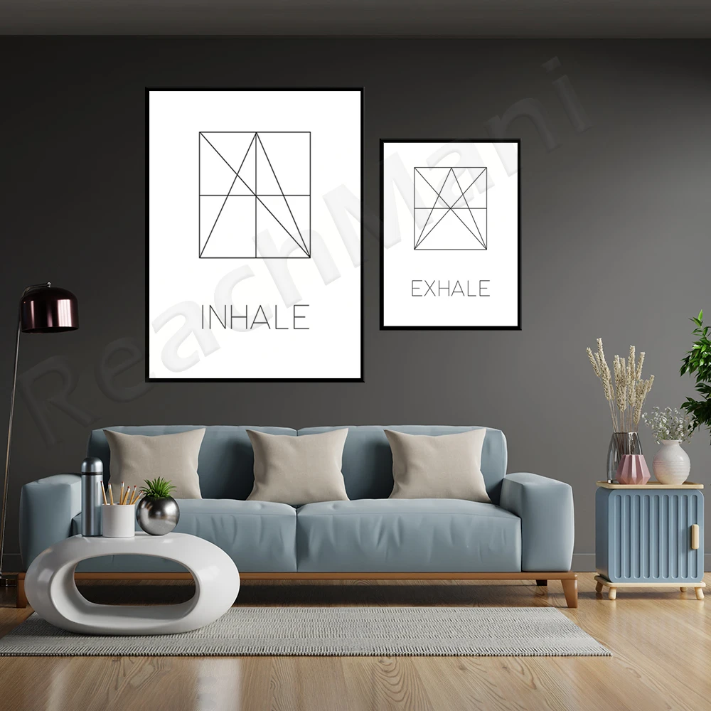 Breathe Breathe Baskı, Duvar S - Pilates Yoga Gifts incelemesi ve fiyatı